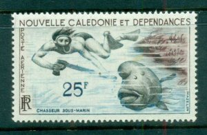 New Caledonia 1962 Bumphead Surgeonfish, Skin Diver MLH lot81407