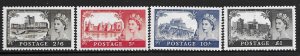 GB 371-74  1958  set 4  VF NH  (  printer DLR )