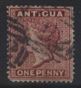 Antigua - Scott 8 - QV Definitive -1873 - FU - Wmk 1 - CC - 1p Stamp