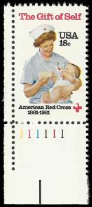 # 1910 MINT NEVER HINGED AMERICAN RED CROSS VF+