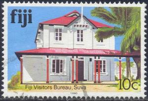 Visitors' Bureau, Suva, Fiji stamp SC#414i Used