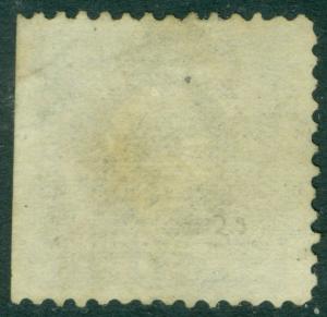 EDW1949SELL : USA 1869 Scott #115 Extra Fine, Used. Light cancel Catalog $225.00