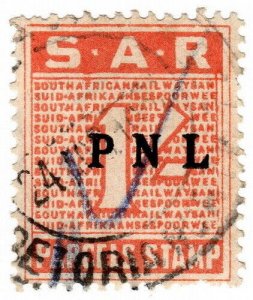 (I.B) South Africa Railways : Parcel Stamp 1/-