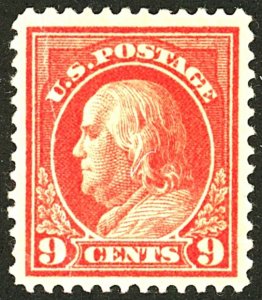 U.S. #415 MINT OG HR