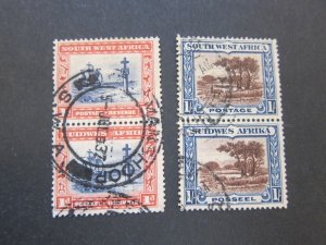 South West Africa 1931 Sc 111,115 FU