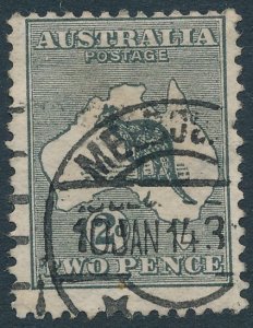 Australia sc# 3 - Used Kangaroo - Postmarked on January 10, 1914