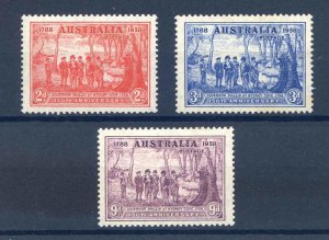 Australia Foundation of New South Wales set SG193/5 mounted Mint