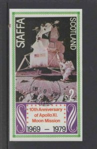 STAFFA 1979 APOLLO XI MOON MISSION MINT VF NH O.G IMP CTO S/S (18ST)