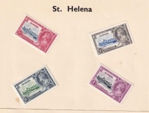 ST HELENA VF-MNH/MLH 1935 KGV SILVER JUBILEES KIMSS30