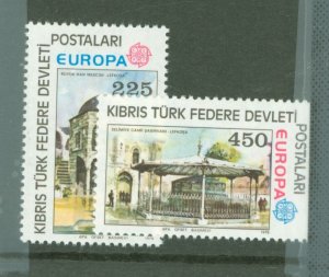 Turkish Republic of Northern Cyprus #55-56 Mint (NH) Single (Complete Set) (Europa)