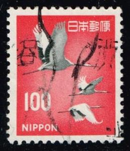 Japan #888A Cranes; Used