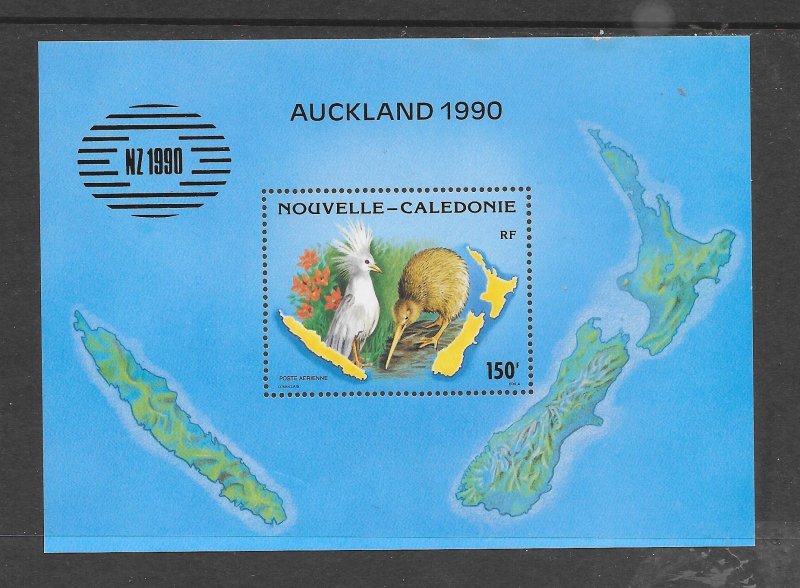 NEW CALEDONIA #C219B AUCKLAND 1990 S/S MNH