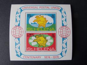1974 UPU Centenary MNH Miniature Sheet from St. Helena