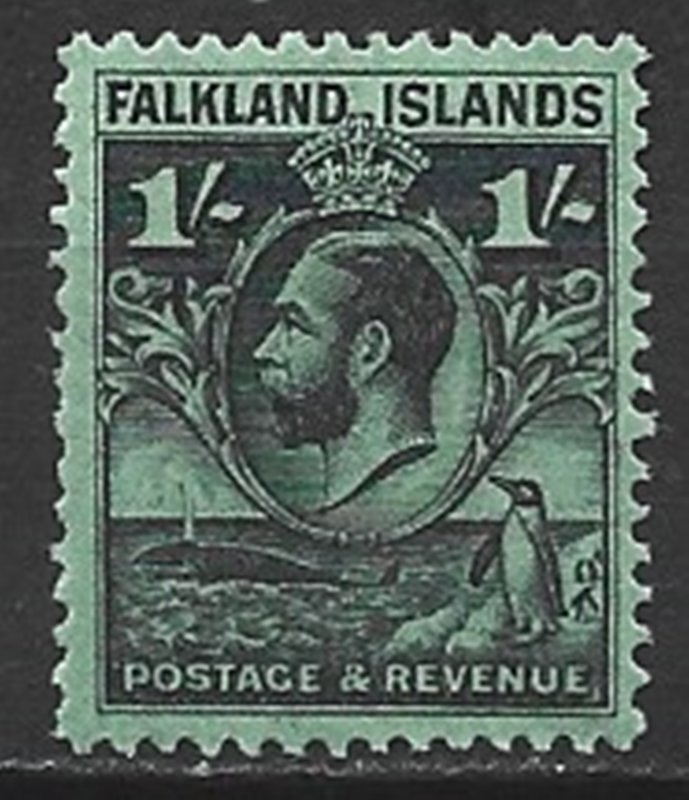 COLLECTION LOT 15470 FALKLAND ISLANDS #60 MH 1929 CV+$27