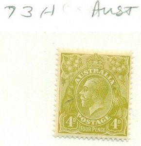 AUSTRALIA #73, Mint Hinged, Scott $27.50