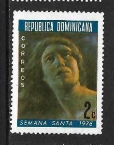 DOMINICAN REPUBLIC 762 VFU RELIGION T292-9