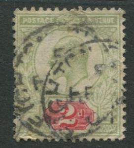 Great Britain - Scott 130 - KEVII Definitive -1902 - Used - Single 2p Stamp