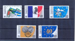 Greece 1989 International Anniversaries Imperforate. MNH VF