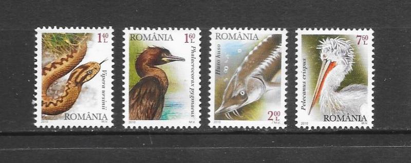 BIRDS - ROMANIA #5183-6  MNH