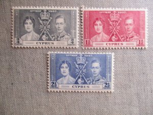 Cyprus, Scott# 140-142, MNH