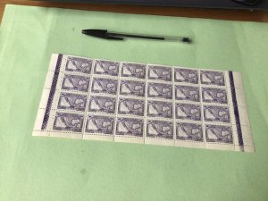 Mexico mint never hinged  stamps part sheet folded  51145