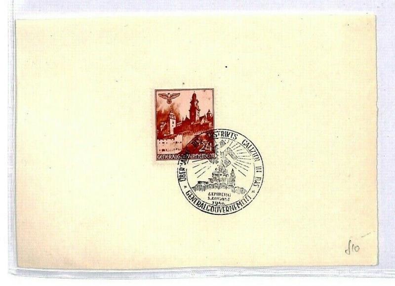 Germany Poland Postcard 1944 {samwells-covers}CU19