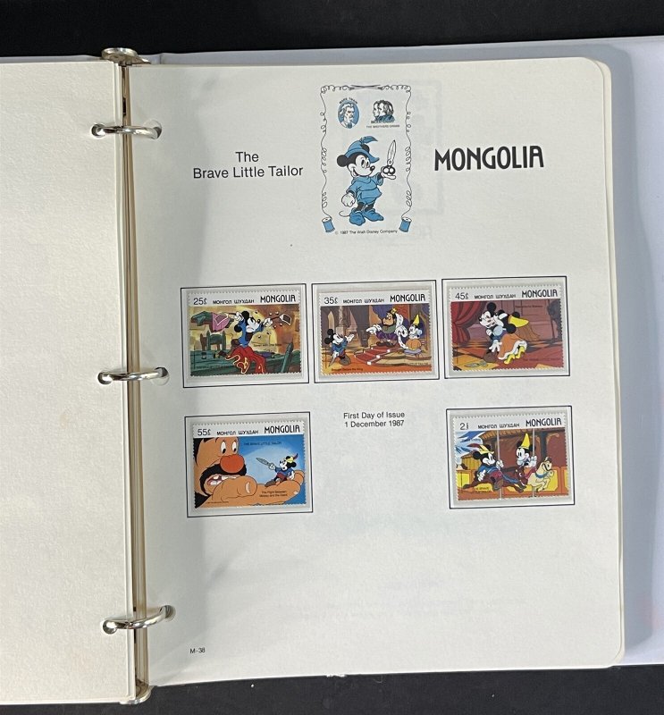 Disney MNH Worldwide Stamp Collection of 218 Stamps & 37 Sheets ZAYIX 0825G4333
