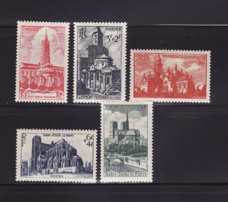 France B213-B217 Set MNH Cathedrals