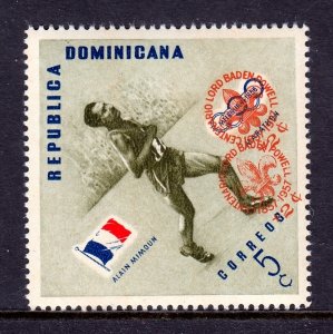 Dominican Republic - Scott #B9 - MNH - Double overprint