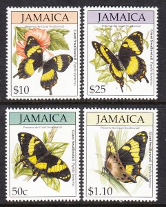 Jamaica 810-813 Butterflies MNH VF