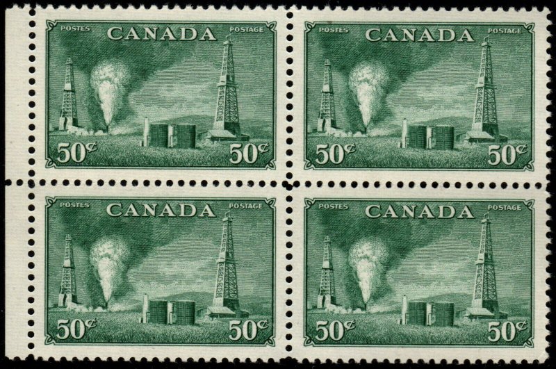 Canada - Scott #294 Mint Never Hinged Block of 4 (Oil Wells)