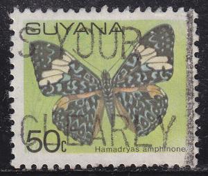 Guyana 286 Hamadryas Amphinone Butterfly 1978