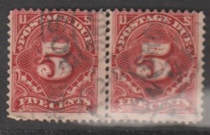 U.S. Scott #J48 Postage Due Stamp - Used Pair - IND