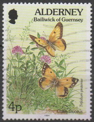 Alderney 1994, 4p Flora and Fauna, used (B90)