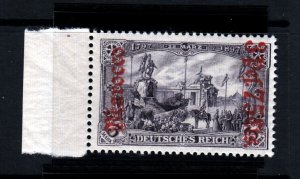 German Offices in Morocco Sc 31 NH w/border - 1905 - overprint on 3mks - unwmkd
