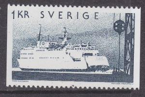 Sweden sc#1099 1974 1k Ships MNH