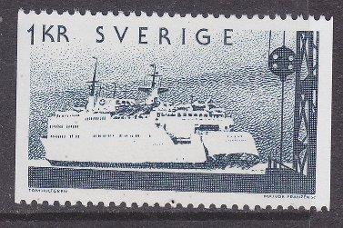 Sweden sc#1099 1974 1k Ships MNH
