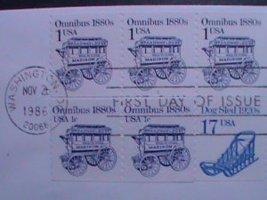 ​UNITED STATES 1981 SC# 1897 OMNIBUS 1880S FDC-MNH VF WE SHIP TO WORLDWIDE.