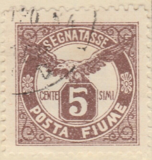 FIUME Segnatasse 1919 5c Usato A8P12F8