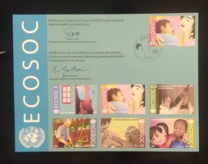C) 2009. UNITED STATES. FDC. MULTIPLE STAMPS FOR THE IMPROVEMENT OF HEALTH. XF