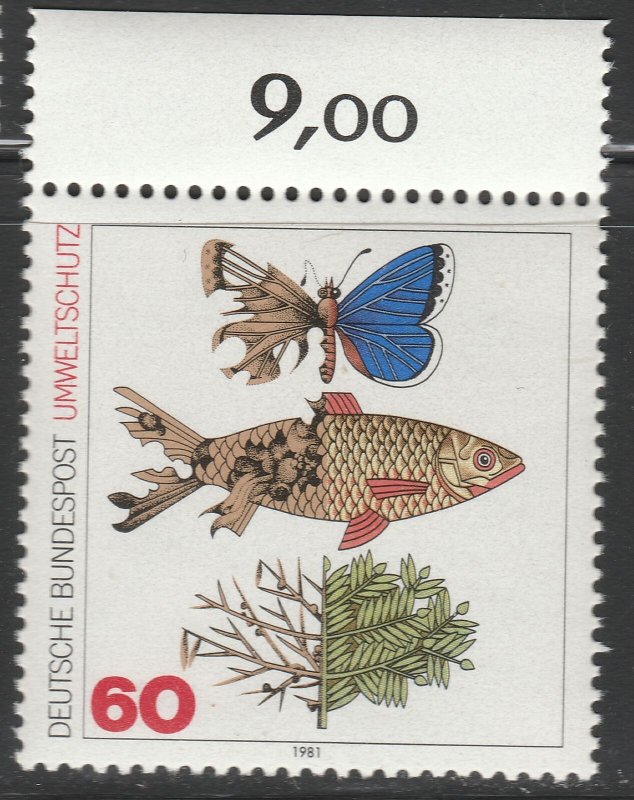 West Germany 1981 60pf MNH** Federal Republic of Germany FRG A23P64F16894-