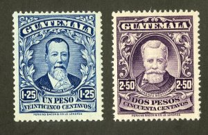 RK8482 GUATEMALA 217-8 MNH SCV $1.25 BIN $.75 PEOPLE