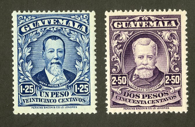 RK8482 GUATEMALA 217-8 MNH SCV $1.25 BIN $.75 PEOPLE