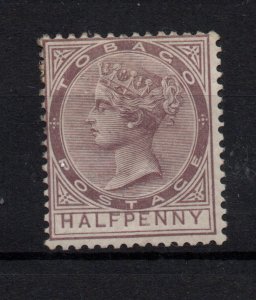 Tobago 1880 1/2d purple brown SG8 mint MH WS32576