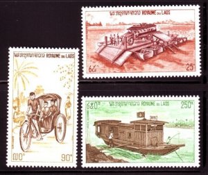 LAOS Sc 249-50,C117 NH  set of 1974 - Local Transportation