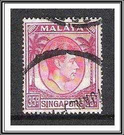 Singapore #15 KG VI Used