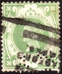 1887, Great Britain, 1Sh, Used, Sc 122, Sg 211