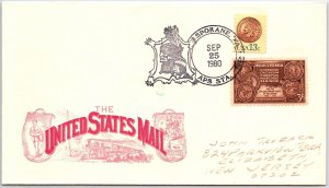 US SPECIAL EVENT COVER AMERICAN PHILATELIC SOCIETY SHOW AT SPOKANE WASH 1980-F