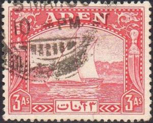 Aden 1937	3a carmine (Dhow) used