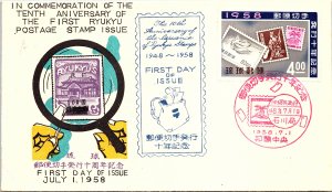 Ryukyu Islands, Worldwide First Day Cover